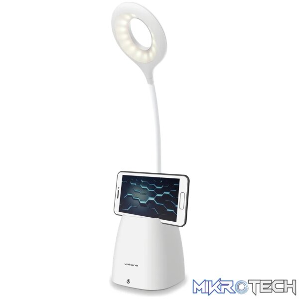 Volkano Radiant Series Desk Lamp - White - Image 4