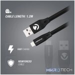 Volkano Slim Series Lightning Cable- Black - Image 4