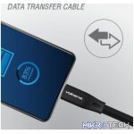 Volkano Slim Series Type-C Cable - Black - Image 4