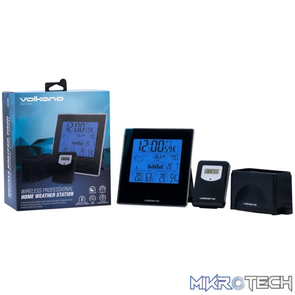Volkano Storm series Weather Station - Black - Image 7