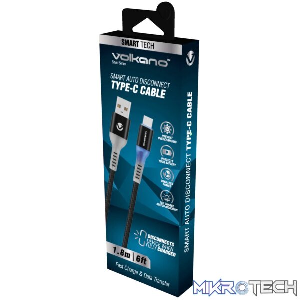 Volkano Smart series Auto Disconnect Type-C USB cable - Image 4