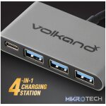 VolkanoX Core Hub series Type C to USB 3.0 Hub - Image 4