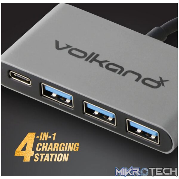VolkanoX Core Hub series Type C to USB 3.0 Hub - Image 4
