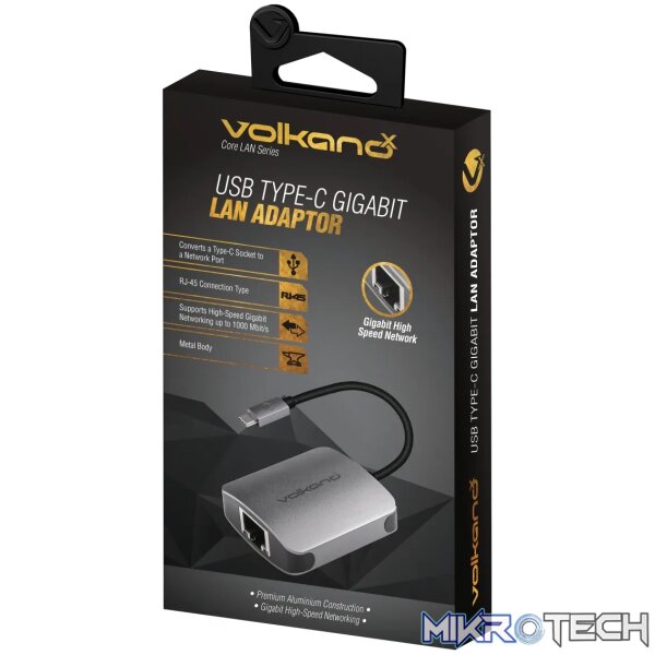 VolkanoX Core LAN series USB Type C to Gigabit LAN adaptor - Image 4