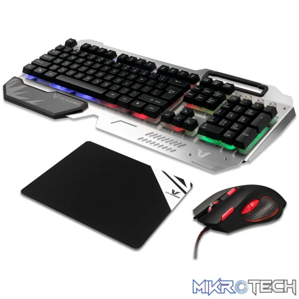 VX Gaming Combat Combo metal keyboard, mouse, mousepad - Image 8