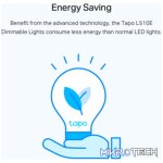 TP-Link Tapo L510E 8.7W Smart Wi-Fi Warm White Light Bulb