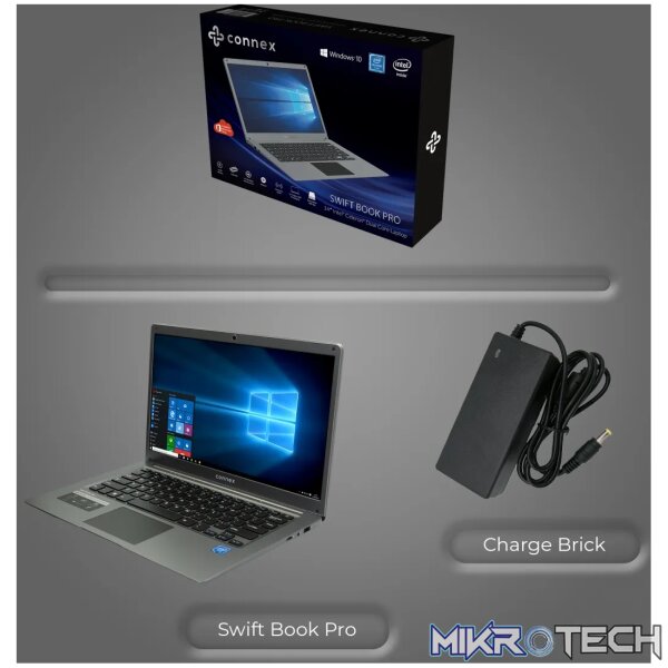 Connex Swift Celeron 4/64GB W10 Gun Metal - Image 5