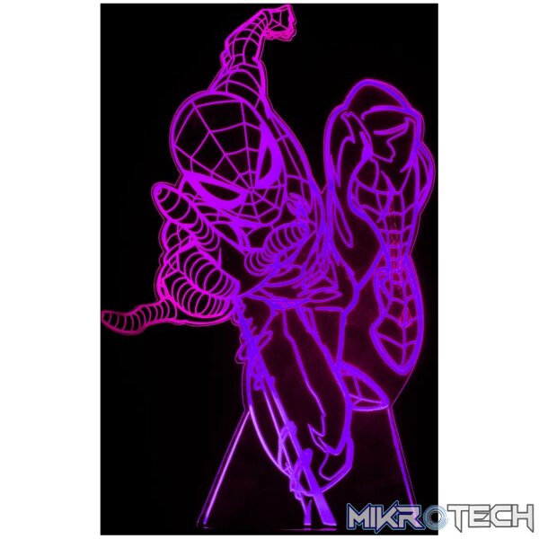 Marvel LED Night Light - Spider-Man - Image 4