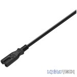 Power Cable 2 pin Figure 8  to 2 Pin 1.2m 5A - black - Image 5