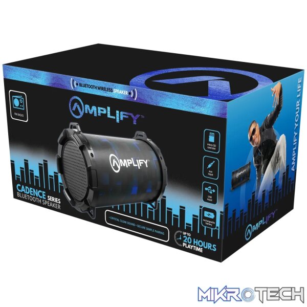 Amplify Cadence series Bluetooth speaker - Black - Image 5