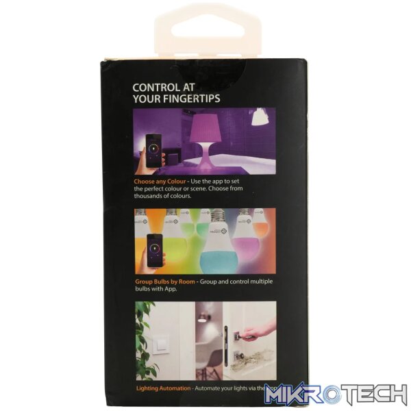Smart WiFi Bulb 10W LED RGB White Screw - Image 4