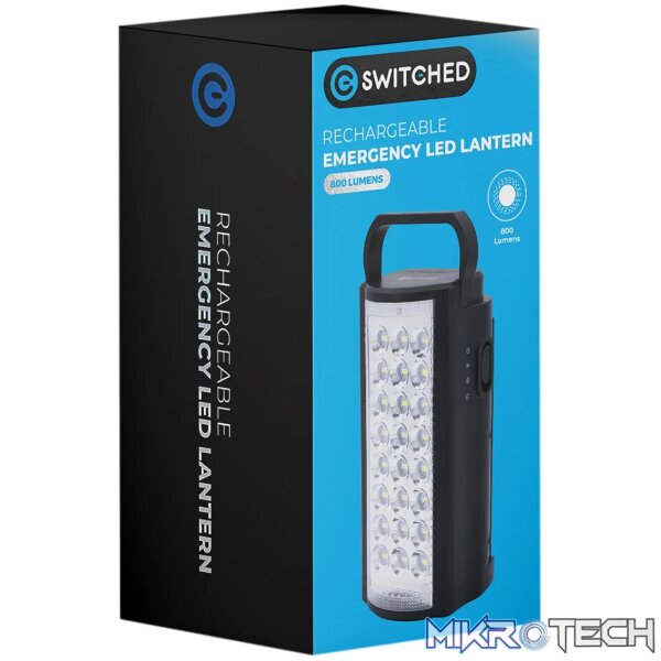 SWITCHED Rechargeable Lantern 800 Lumen ? Black - Image 5