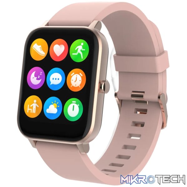 Volkano Azure series Fashion Smart Watch - Pink/Rose Gold - Image 5