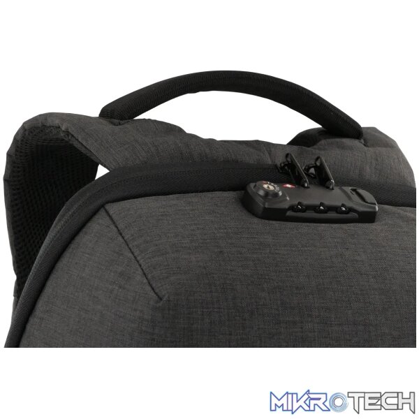 Volkano Deux Series Backpack Black/Charcoal. - Image 5