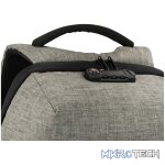 Volkano Deux Series Backpack Black/Lt Grey. - Image 5