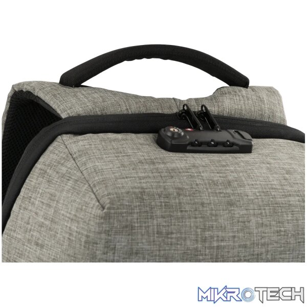Volkano Deux Series Backpack Black/Lt Grey. - Image 5