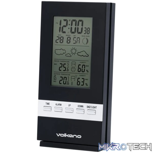 Volkano Dew series Weather Station - Black - Image 8