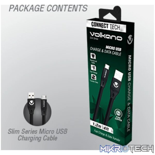 Volkano Slim Series Micro USB Cable - Image 5
