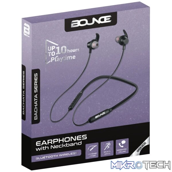 Bounce Bachata Series Bluetooth Earphones with Neckband - Image 5