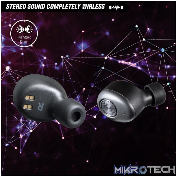 Volkano Sync Series True Wireless Bluetooth earbuds - Black - Image 5