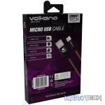 Volkano Weave Series Micro USB Cable - Army Green - Image 5