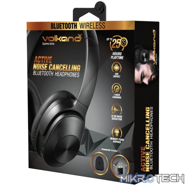 Volkano X Supreme Series Active Noise Cancelling Headphones - Image 5