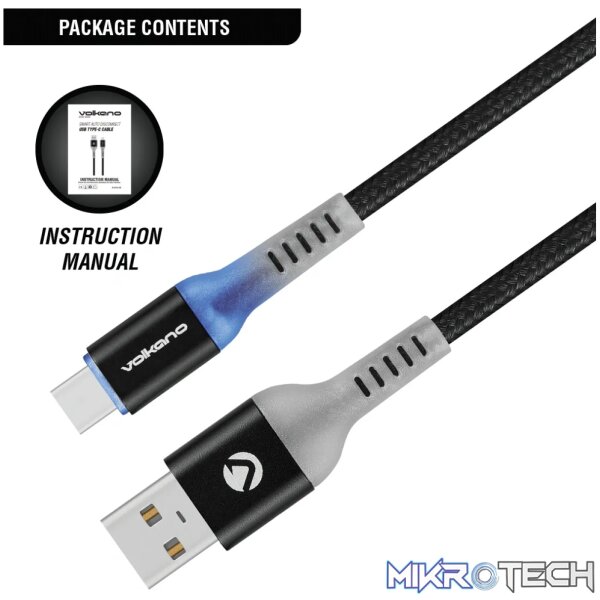 Volkano Smart series Auto Disconnect Type-C USB cable - Image 5