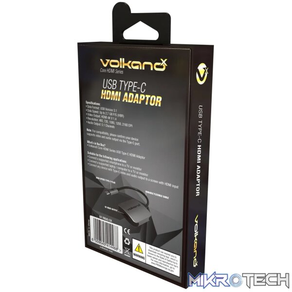VolkanoX Core HDMI series USB3.0 Type C to 4K HDMI converter - Image 5
