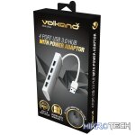 VolkanoX Media series 4 port USB hub with power cable - Image 9
