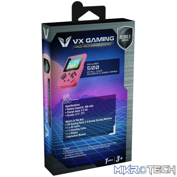 VX Gaming Retro2.0 Series Arcade Gaming Machine 500-in-1 - Image 5