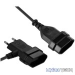 Cable Extender 2Pin Euro to T Shape AC 2Pin Euro Socket 2M - Image 5