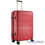 Highlander Bondi ABS 4-Wheel Spinner 65cm Luggage Red - Image 9