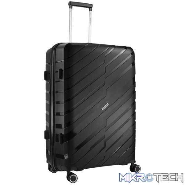 Highlander Java PP 4-Wheel Spinner 65cm Luggage Black - Image 10