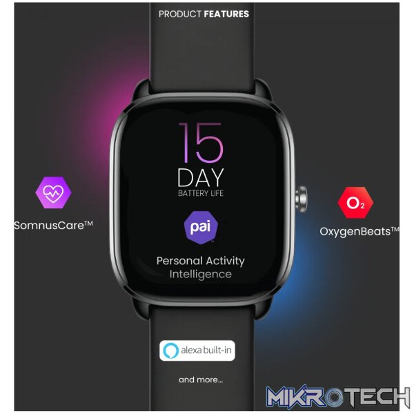Amazfit GTS 4 mini Midnight Black - Image 6