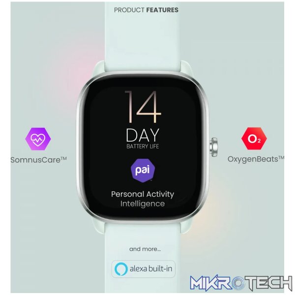 Amazfit GTS 4 mini Moonlight White - Image 6