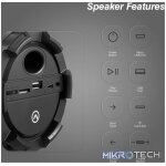 Amplify Cadence series Bluetooth speaker - Black - Image 6