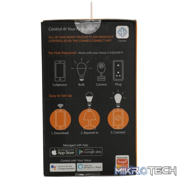 Smart WiFi Bulb 9W LED Warm White Bayonet - Image 5