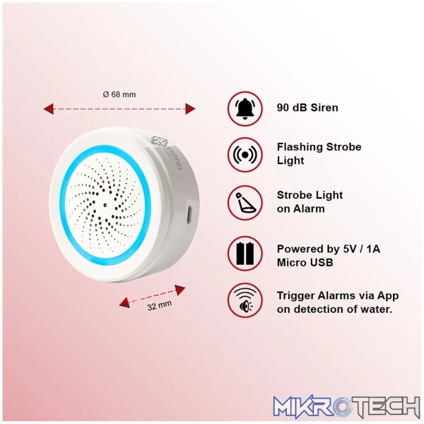Smart WiFi Siren Alarm Indoor - Image 5