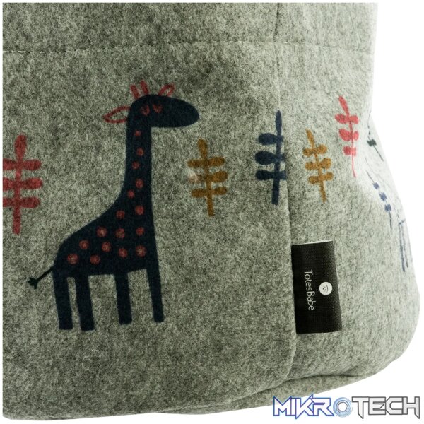 Totes Babe Giraffe Baby Carrier?Grey - Image 6