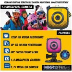 Volkano Funtime series Kids  action camera - Yellow - Image 5