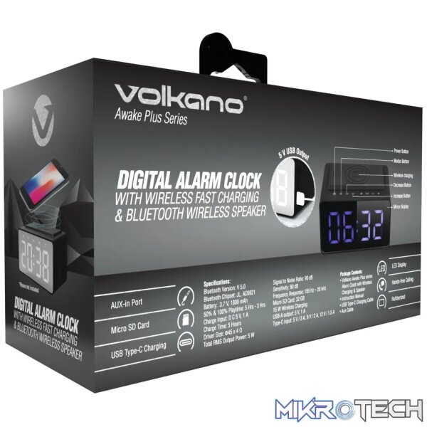 Volkano Awake Plus series Alarm Clock - Image 5