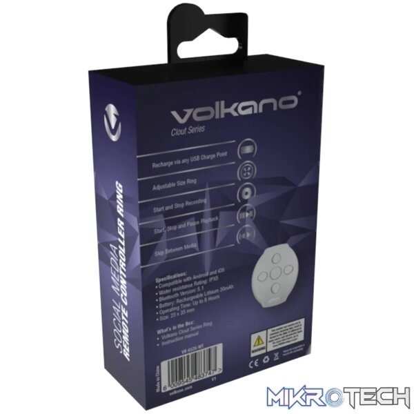 Volkano Clout series Social Media Remote Controller Ring - Image 6