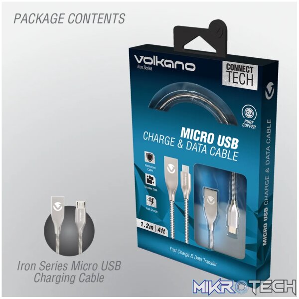 Volkano Iron Series Micro USB Cable - Image 6