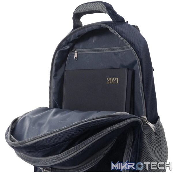 Volkano Orthopaedic Trolley Backpack 35L - Navy/ Grey - Image 6