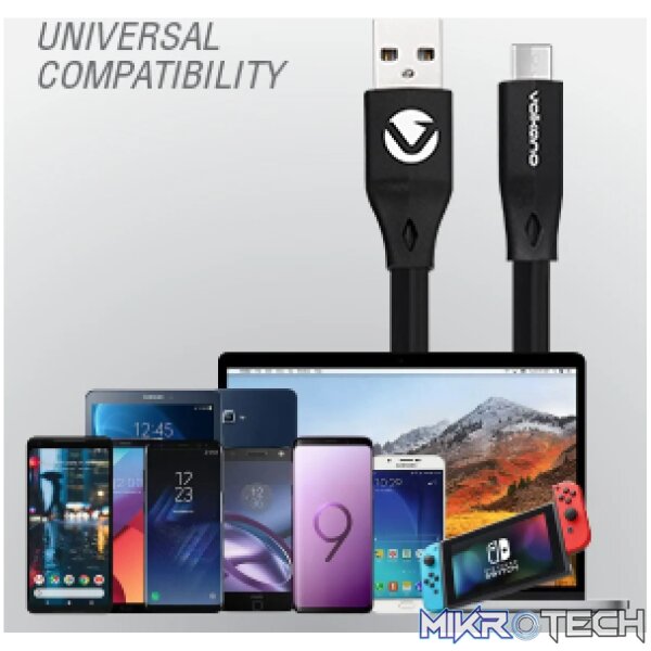 Volkano Slim Series Type-C Cable - Black - Image 6