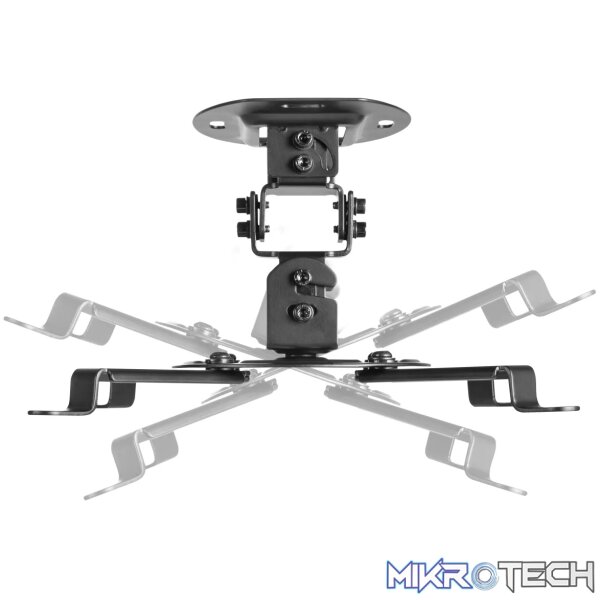 Volkano Steel series Projector Ceiling Mount - Black - Image 6