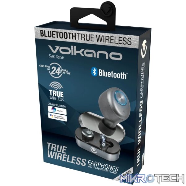 Volkano Sync Series True Wireless Bluetooth earbuds - Black - Image 6