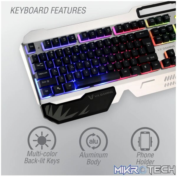 VX Gaming Combat Combo metal keyboard, mouse, mousepad - Image 11