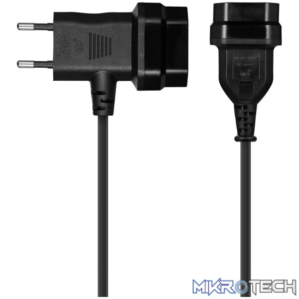 Cable Extender 2Pin Euro to T Shape AC 2Pin Euro Socket 2M - Image 6