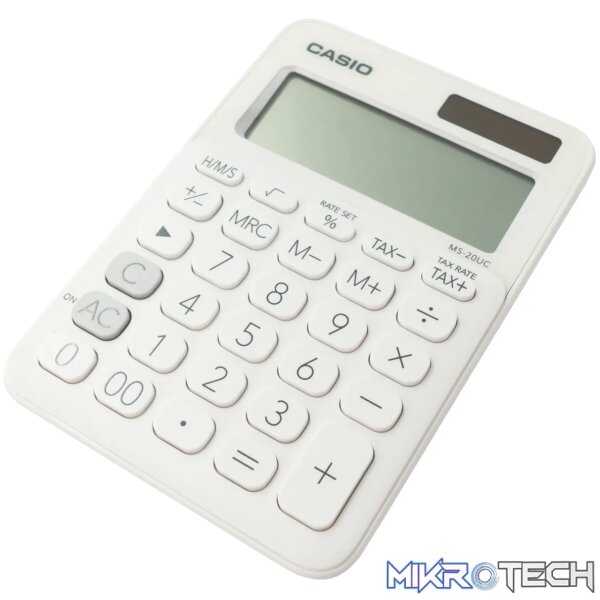 Casio MS-20UC - Desktop calculator 12 Digit - White - Image 6